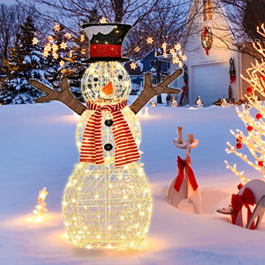 Christmas Lights Outdoor - Decorações de Natal para Jardim com