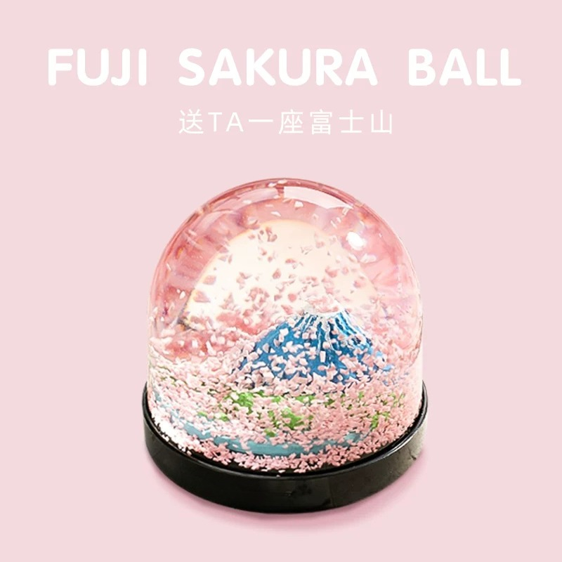 Snow Globe Musical - Bola de Cristal Romântica com Flores