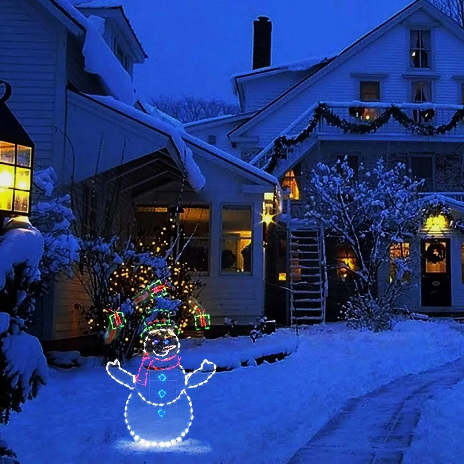 Bola de neve animada luz led b - Christmas Lights Outdoor avaliação e preço