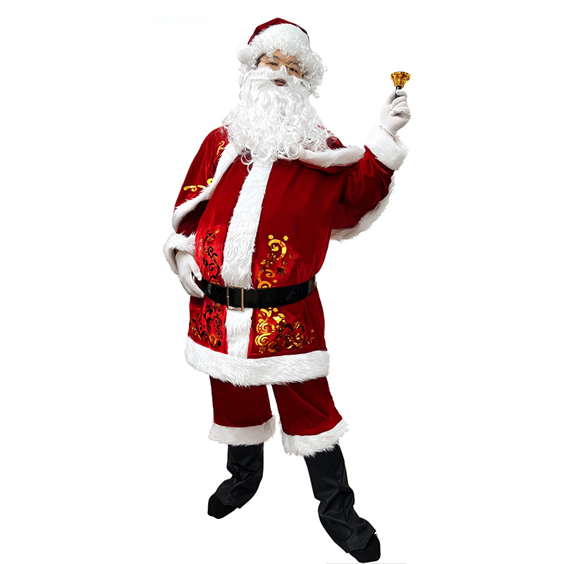Traje de papai noel adulto hom - Elf Costume Christmas avaliação e preço