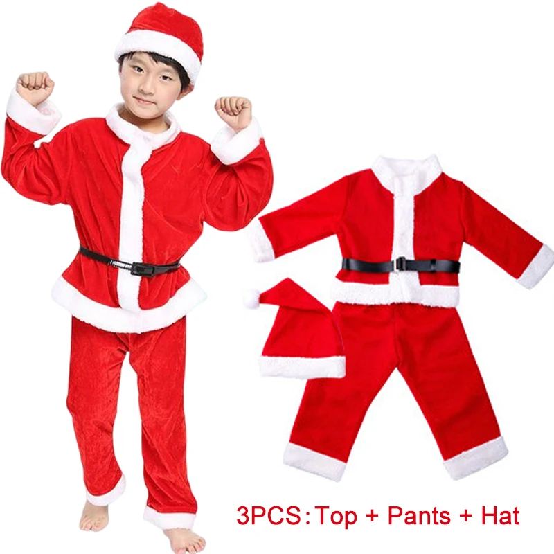 Ano novo crianças papai noel t - Elf Costume Christmas avaliação e preço